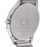 Calvin Klein Minimal Blue Dial Silver Mesh Bracelet Watch for Men - K3M2112N