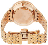 Swarovski Crystalline Chic Analog Silver Dial Rose Gold Steel Strap Watch for Women - 5544590