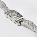 Michael Kors Empire Three-Hand Silver Dial Silver Steel Strap Watch for Women - MK4841