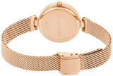 Calvin Klein Authentic Silver Dial Rose Gold Mesh Bracelet Watch for Women - K8G23626