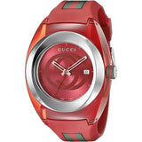 Gucci Sync XXL Quartz Orange Dial Orange Rubber Strap Unisex Watch - YA137108