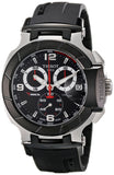 Tissot T Race Chronograph Black Dial Black Rubber Strap Watch for Men - T048.417.27.057.00