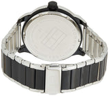 Tommy Hilfiger Sneaker Quartz Black Dial Two Tone Steel Strap Watch for Men - 1791619