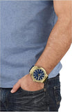 Salvatore Ferragamo F-80 Blue Dial Blue Rubber Strap Watch for Men - SFHY02822