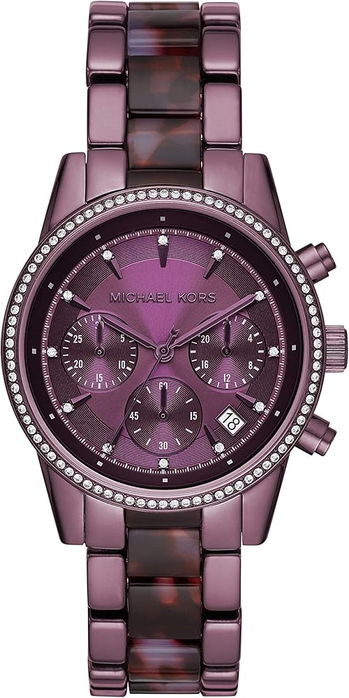 Purple Michael Kors Madison Watch