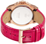 Guess Limelight Quartz Multicolor Dial Red Leather Strap Watch For Women - W0775L4