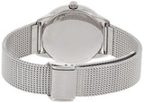 Calvin Klein Minimal White Dial Silver Mesh Bracelet Watch for Women - K3M2212Y