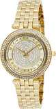 Michael Kors Darci Gold Dial Gold Steel Strap Watch for Women - MK3445