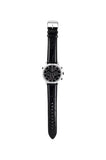 Tommy Hilfiger Harrison Chronograph Black Dial Black Leather Strap Watch for Men - 1790875