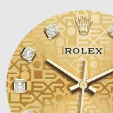 Rolex Datejust 36 Diamonds 18K Gold Dial Two Tone Steel Strap Watch for Men - M126233-0033
