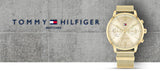 Tommy Hilfiger Blake Quartz Gold Dial Gold Mesh Bracelet Watch for Women - 1782302