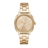 Michael Kors Nia Quartz Gold Dial Gold Steel Strap Watch For Women - MK3989