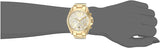 Michael Kors Bradshaw Chronograph White Dial Gold Steel Strap Watch For Women - MK6266