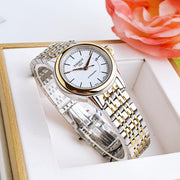Tissot Carson Automatic Silver Dial Two Tone Steel Strap Watch For Women - T085.207.22.011.00
