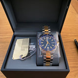 豪雅 Formula 1 模拟石英 41 毫米蓝色表盘两色钢表带男士手表 - WAZ1120.BB0879