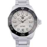 Tag Heuer Aquaracer Professional 300 Automatic White Dial Silver Steel Strap Watch for Men - WBP231C.BA0626