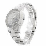 Guess Crush Silver Dial Silver Steel Strap Watch For Women - GW0020L1