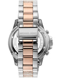 Michael Kors Everest Chronograph Silver Dial Two Tone Steel Strap Watch For Women - MK6975