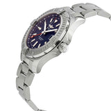 Breitling Avenger Automatic GMT 45 Blue Dial Silver Steel Strap Watch for Men - A32395101C1A1