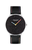 Coach Perry Black Dial Black Leather Strap Watch for Women - 14503033