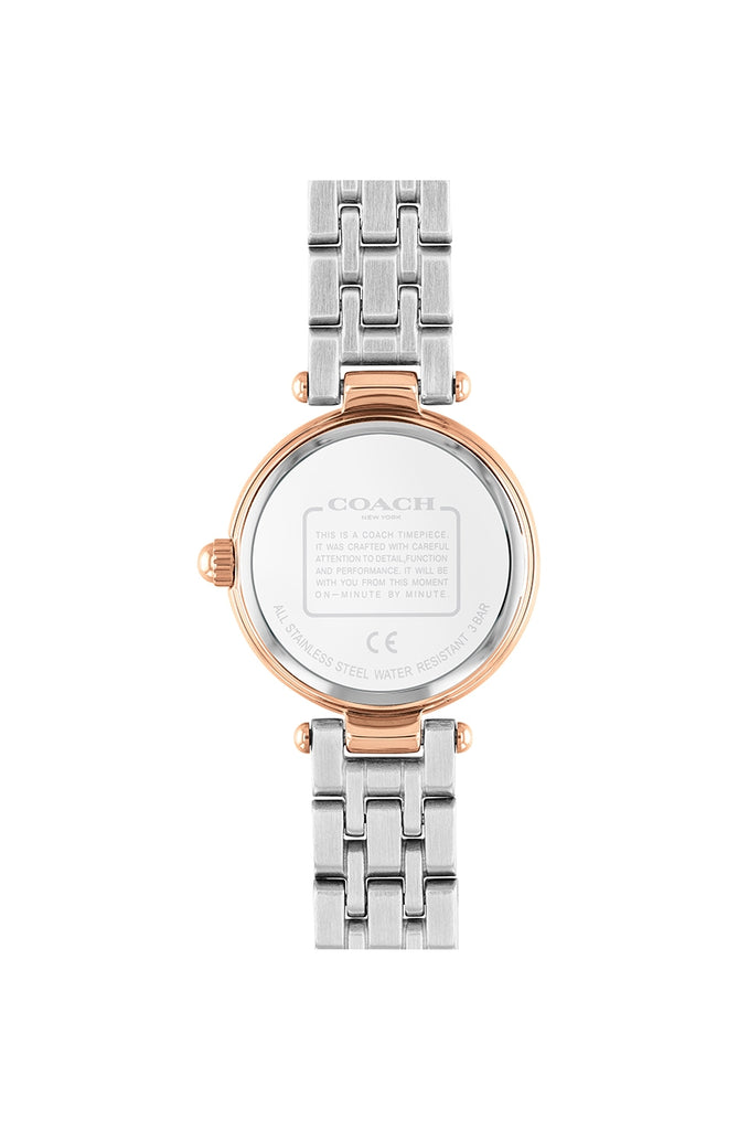 Coach Park Silver Dial Two Tone Steel Strap Watch for Women - 14503642
