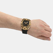 Guess Legend Black Dial Black Rubber Strap Watch For Men - GW0500G1