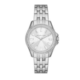 Michael Kors Pilot Quartz Silver Dial Silver Steel Strap Watch For Women - MK7379