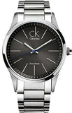 Calvin Klein Bold Grey Dial Silver Steel Strap Watch for Men - K2241107