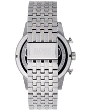 Hugo Boss Navigator Chronograph Blue Dial Silver Steel Strap Watch for Men - 1513498