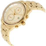 Michael Kors Briar Analog Gold Dial Gold Steel Strap Watch For Women - MK6464