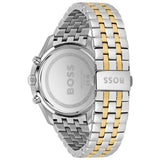 Hugo Boss Associate Chronograph Blue Dial Two Tone Steel Strap Watch for Men - 1513976