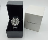 Emporio Armani Renato Quartz Silver Dial Silver Steel Strap Watch For Men - AR11189