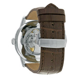 Tissot Luxury Powermatic 80 Silver Dial Brown Leather Strap Watch Untuk Pria - T086.407.16.031.00