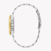 Guess Sunray Multifunction Silver Dial Two Tone Steel Strap Watch for Women - GW0616L2