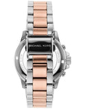 Michael Kors Everest Chronograph White Dial Two Tone Steel Strap Watch For Women - MK7214