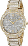 Michael Kors Kerry Quartz Gold Dial Gold Steel Strap Watch For Women - MK3360