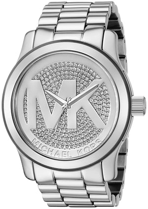 Michael Kors Runway Silver Dial Silver Steel Strap Watch for Women - MK5544