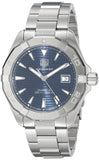 Jam Tangan Pria Tag Heuer Aquaracer Automatic Blue Dial Silver Steel Strap - WAY2112.BA0928