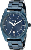 Fossil Machine Blue Dial Blue Stainless Steel Strap Watch for Men - FS5231