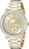 Michael Kors Madelyn Quartz Gold Dial Gold Steel Strap Watch For Women - MK6287