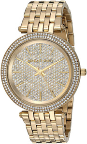 Michael Kors Darci Gold Dial Gold Steel Strap Watch for Women - MK3445