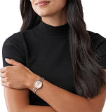 Michael Kors Portia Analog Quartz Rose Gold Dial Rose Gold Steel Strap Watch For Women - MK3839