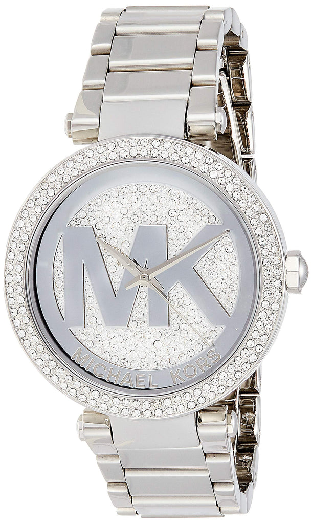 Michael Kors Parker Silver Dial Silver Steel Strap Watch for Women - MK5925
