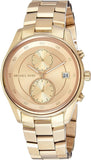 Michael Kors Briar Analog Gold Dial Gold Steel Strap Watch For Women - MK6464