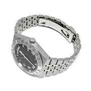 Tudor Royal Automatic Black Dial Silver Steel Strap Watch for Men - M28600-0003