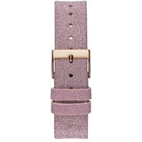 Guess Mariposa Pink Dial Pink Leather Strap Watch for Women - GW0008L2