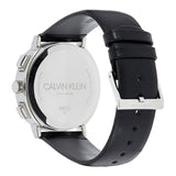 Calvin Klein Posh Black Dial Black Leather Strap Watch for Men - K8Q371C1