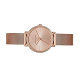 Michael Kors Mini Jayne Crystals Rose Gold Dial Rose Gold Mesh Strap Watch for Women - MK7122