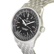 Breitling Navitimer Automatic 38mm Black Dial Stainless Steel Mens Watch - A17325241B1A1