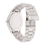Michael Kors Slim Runway Quartz Pink Dial Silver Steel Strap Watch For Women - MK3380